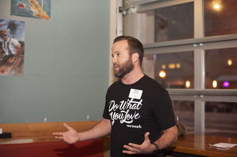 WeWorkREpresentative at Speaker Mixer 2019