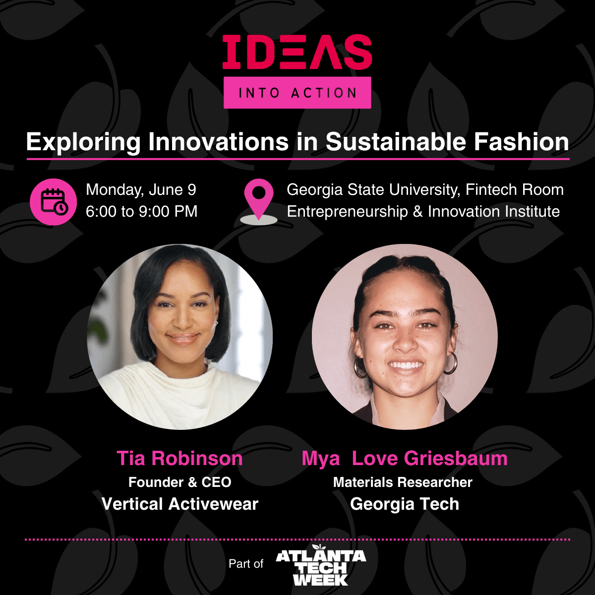 Atlanta Tech Week event spotlights fashion innovations rooted in fungi, tech, and sustainability
